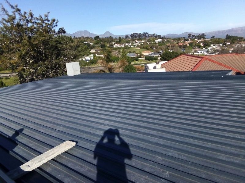 Roof sheets completed